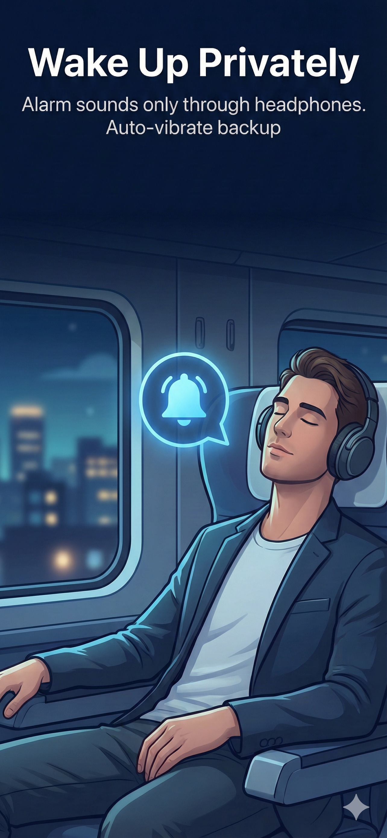 Get alerted when approaching your destination